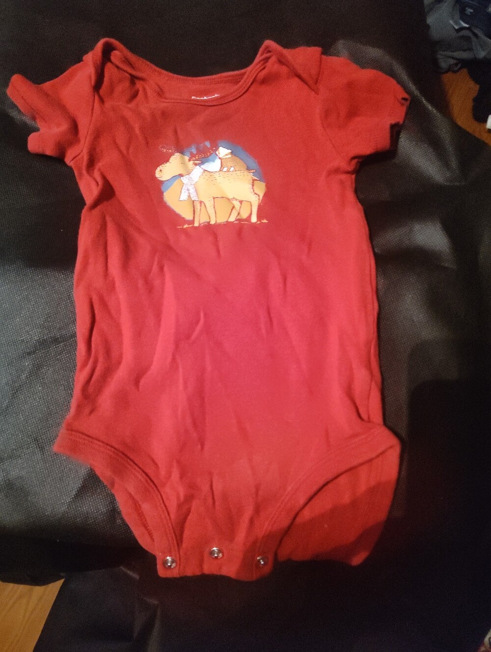 Carter's Red Baby Bodysuit with Camel Graphic